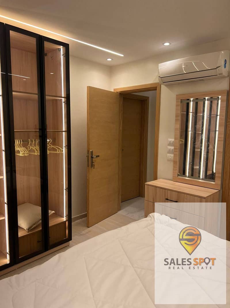 Benefit from the lowest price in Al Shorouk! A fantastic (fully finished) apartment for sale with super lux finishing in Al Jar Compound, opposite Mad - Mehr