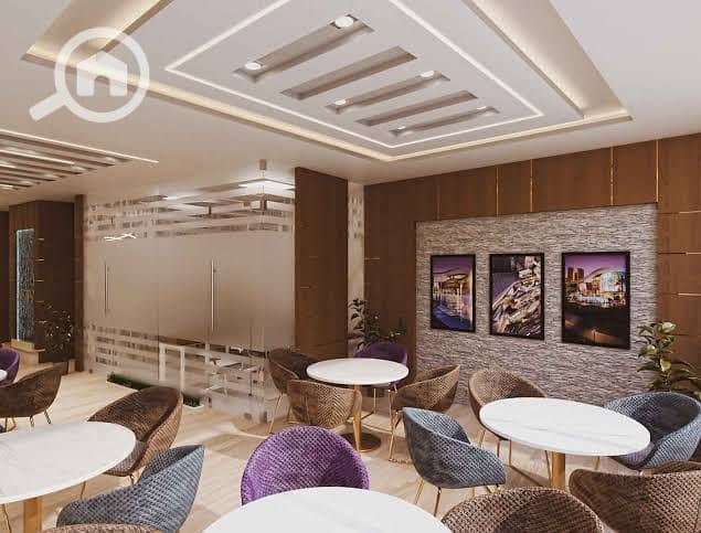 Cafeteria 500 m for rent without furnishings, super lux finish, with all facilities, water and electricity, in Alexandria, Al-Agami, kilo 21, October main street, in a very distinguished location. - Ansicht 5