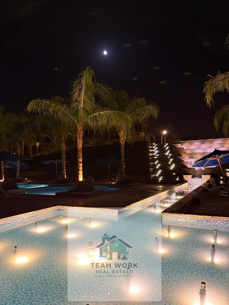 Your own private palace with VIP furnishings for rent in the most prestigious compound in Sheikh Zayed | Al Patio Al Zahraa - Więcej