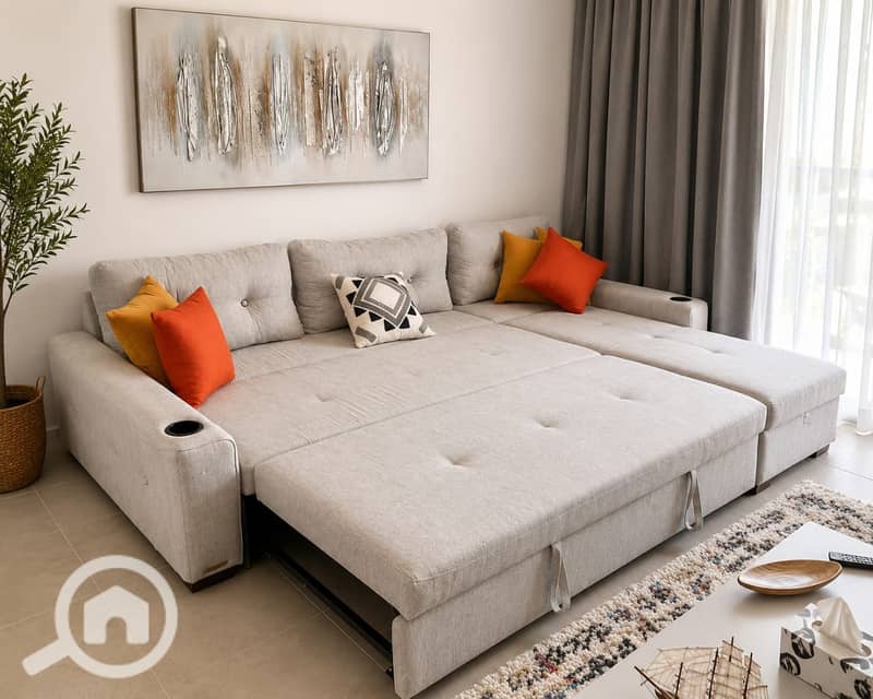 Chalet 2 Beds Very Close to Pool & Lagoon Fully Equipped & ACs For Rent - Mountain View Ras El Hekma - Widok 3