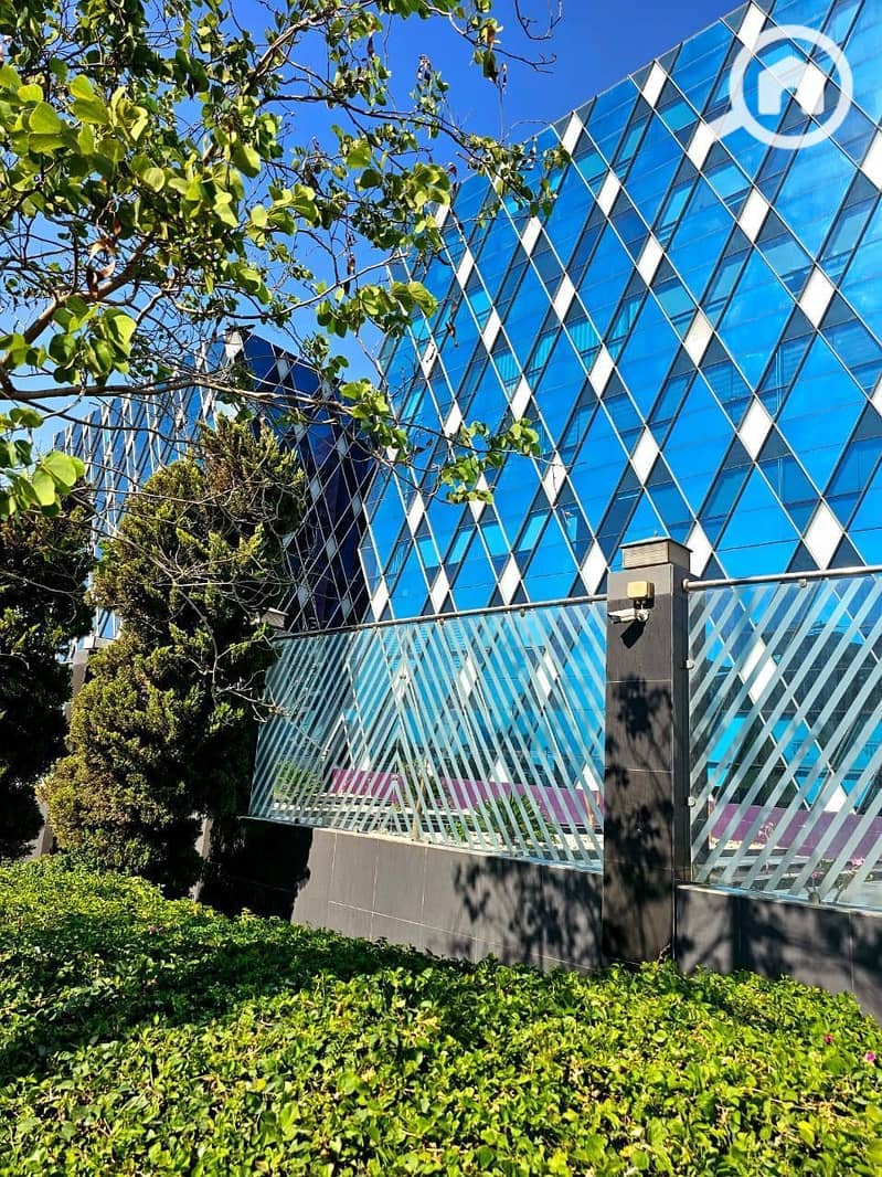 Administrative office of 190 sqm for rent in Cairo Business Plaza in the Fifth Settlement - Vista 4
