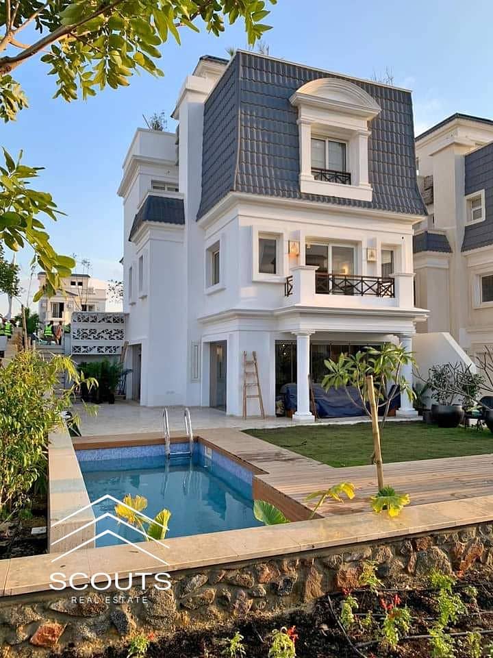 Villa for sale, 210 meters, fully finished, ready for viewing, in New Cairo, Mountain View, next to Hyde Park, opposite the Attorney General's office, - Widok 3