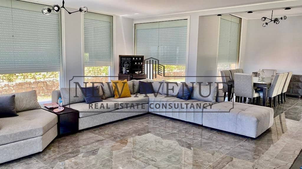 Standalone villa for sale at Seashell North Coast First Row Lagoon Air Block Big Garden Big Terrace at the Roof All bedrooms Conditioning 2 parking - Ansicht 4