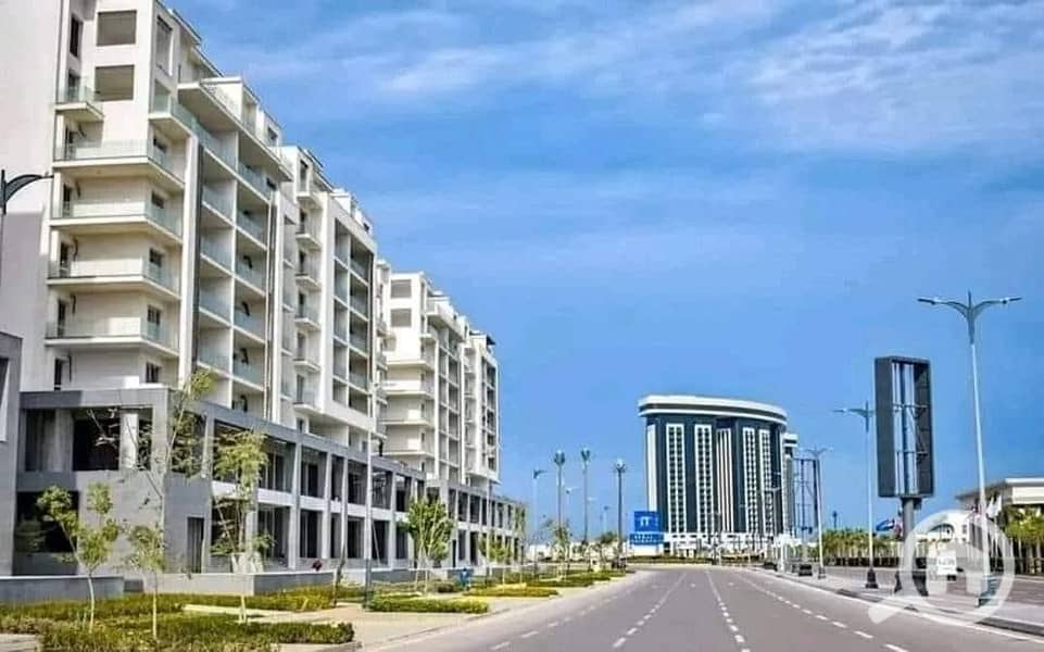 Ground floor apartment with garden for sale, ready for inspection and in installments over 12 years in Mazarin Compound, North Coast - Widok 3