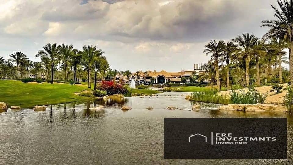 A 1000m² detached villa for sale in Katameya Dunes, New Cairo. Ready for viewing and immediate occupancy at the lowest price for its size. - Aanzicht 5