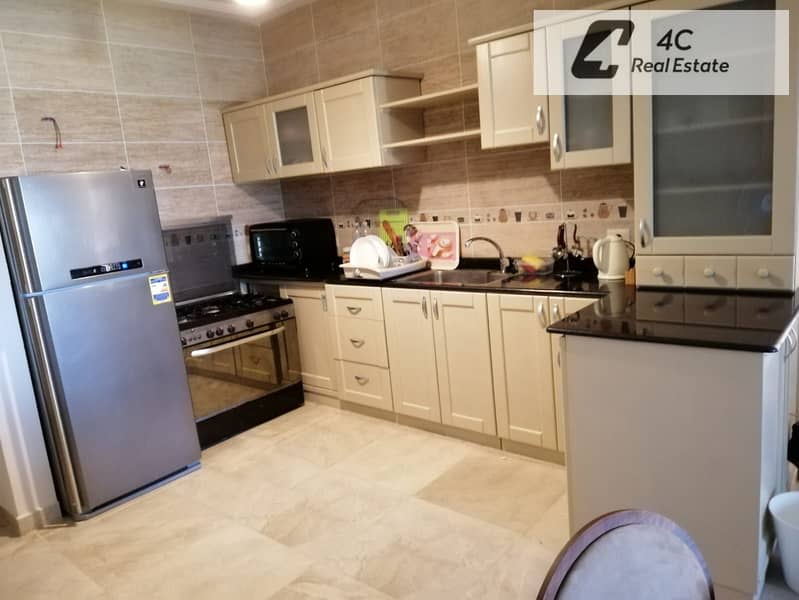 Sea View from the Garden Fully Furnished Ground Chalet 140 SQM + 70 SQM Garden for Sale in La Vista 6 Ain Sokhna - Mehr