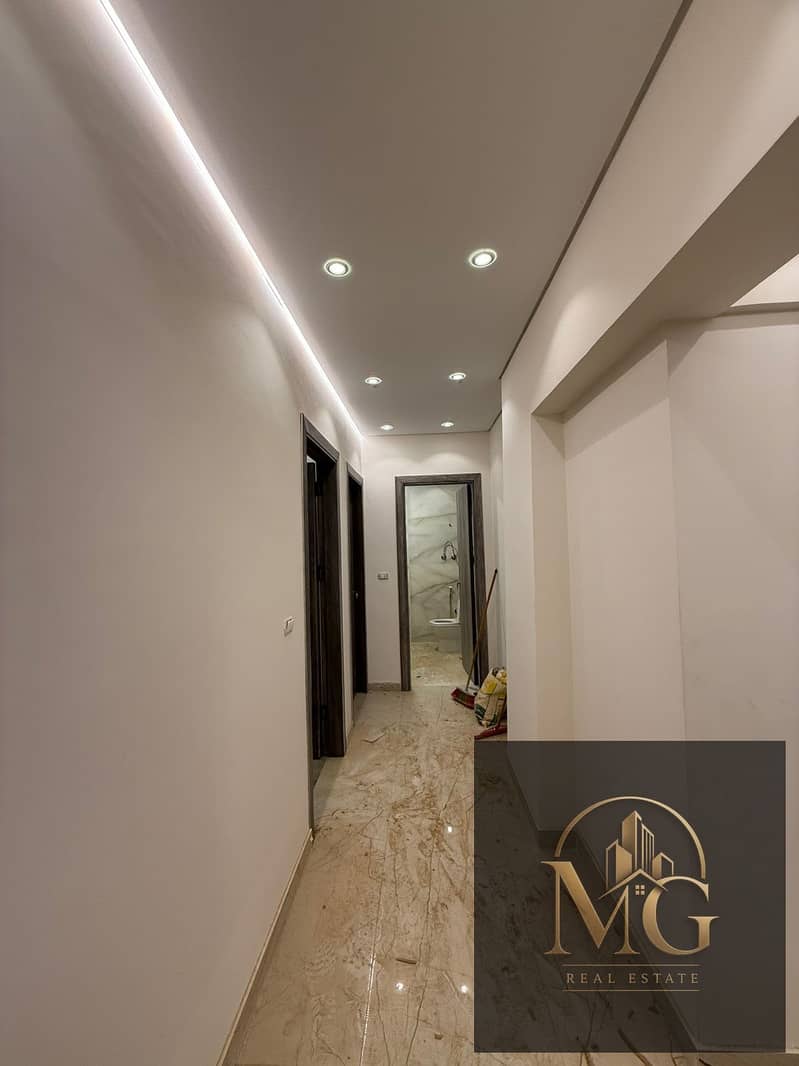 Apartment for sale in Gardeniya Heights 3 – Fifth Settlement. A unique opportunity to own a ready-to-move-in apartment with super luxe finishing. Location: Gardeniya Heights 3. Area: 190 square meters. – další