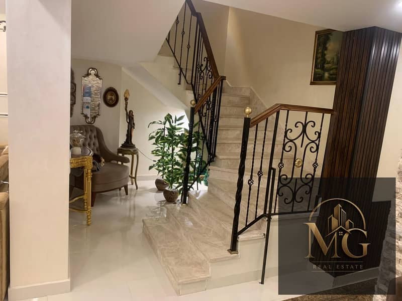 Duplex for Sale in Banafseg Buildings New Cairo Fully Finished Ultra Super Lux Finishing Basement + Ground Floor + Private Garden Built-up Area: 250 - Widok 5