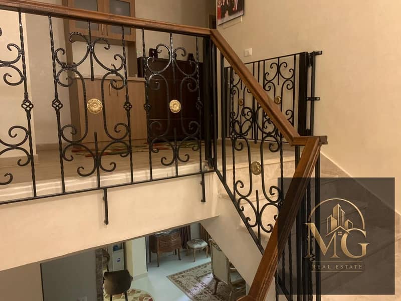 Duplex for Sale in Banafseg Buildings New Cairo Fully Finished Ultra Super Lux Finishing Basement + Ground Floor + Private Garden Built-up Area: 250 - Widok 6