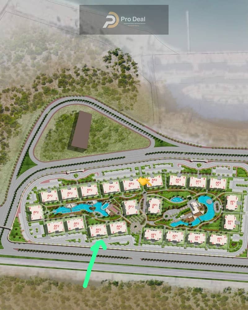 Apartment for sale, 130 meters, in Marina 8, sea road, immediate delivery - Widok 3