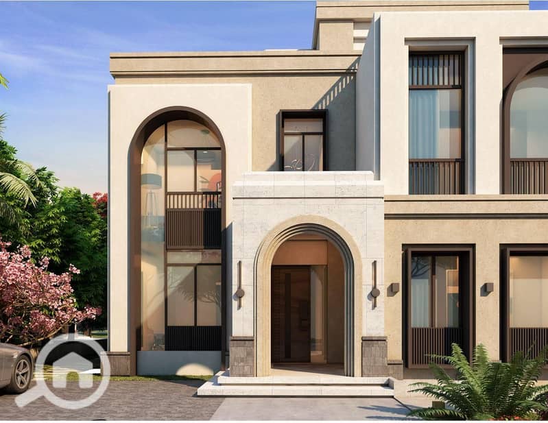 With a down payment of 1,100,000, own a townhouse in Middle 210 m, delivery in two years in the heart of the Sixth Settlement, Ever Est compound on 128 acres, 80% villas, with construction percentage of 45%. – pohled 4