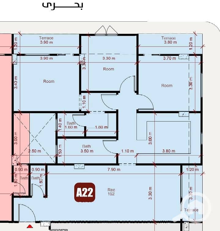 145m apartment in front of Lamar Hotel in the Central area | open view and unique design - Ansicht 3