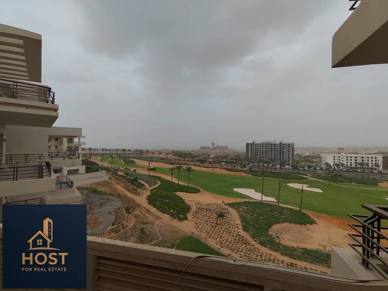 Apartment for Rent in Uptown Cairo fourteen 260 SQM Apartment Second Floor Full Golf Course Open View 3 Spacious Bedrooms 3 Bathrooms – pohled 5