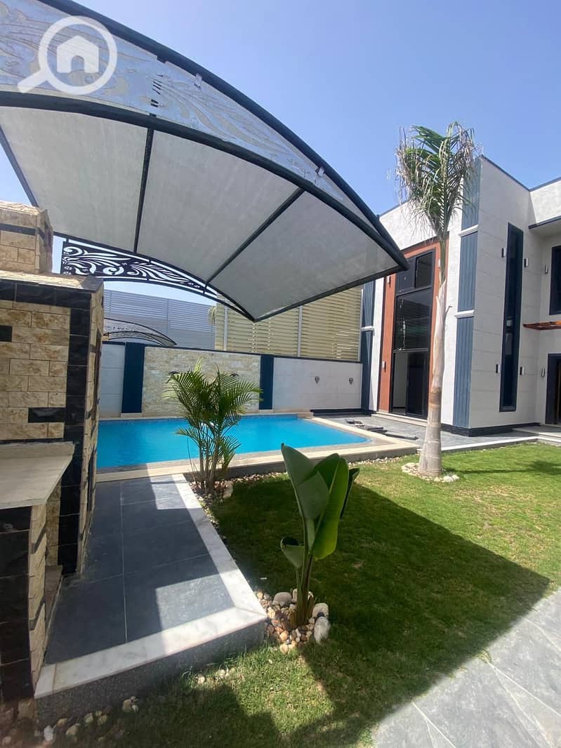 Rare opportunity: Luxurious villa with private garden in King Mariout, Alexandria. - Aanzicht 3