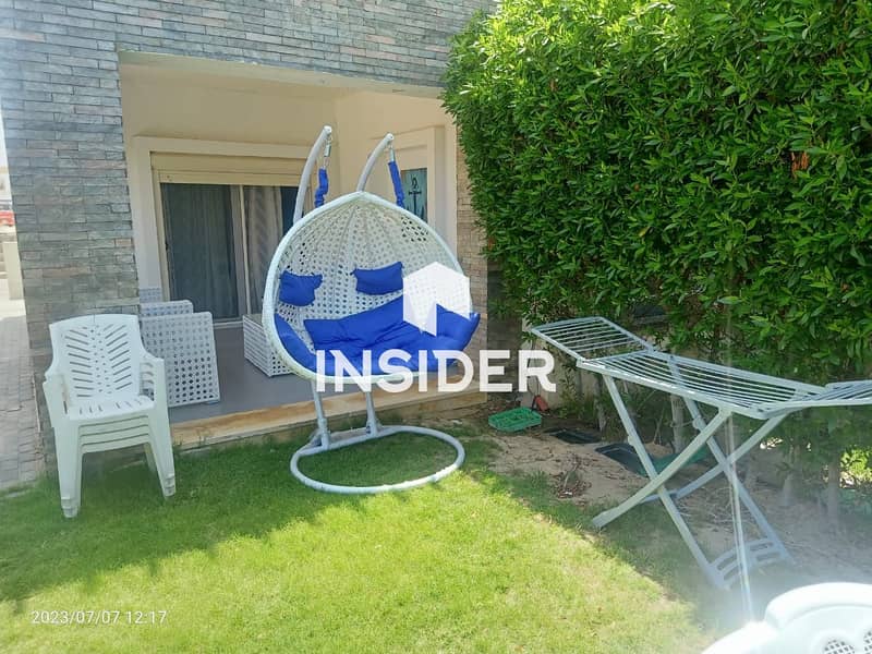 ground studio with garden direct on pool for rent at amwaj - north coast - Ansicht 6