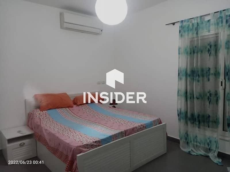 ground studio with garden direct on pool for rent at amwaj - north coast - Mehr