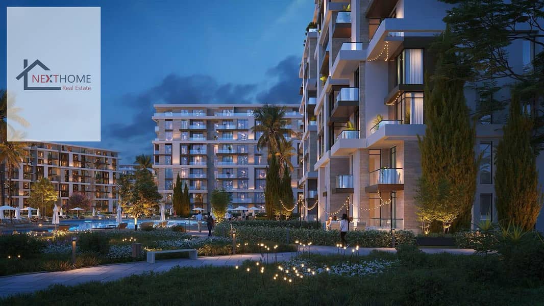 Apartment for sale with no down payment, fully finished, in Noll Compound, 6th Settlement, New Cairo. – pohled 3