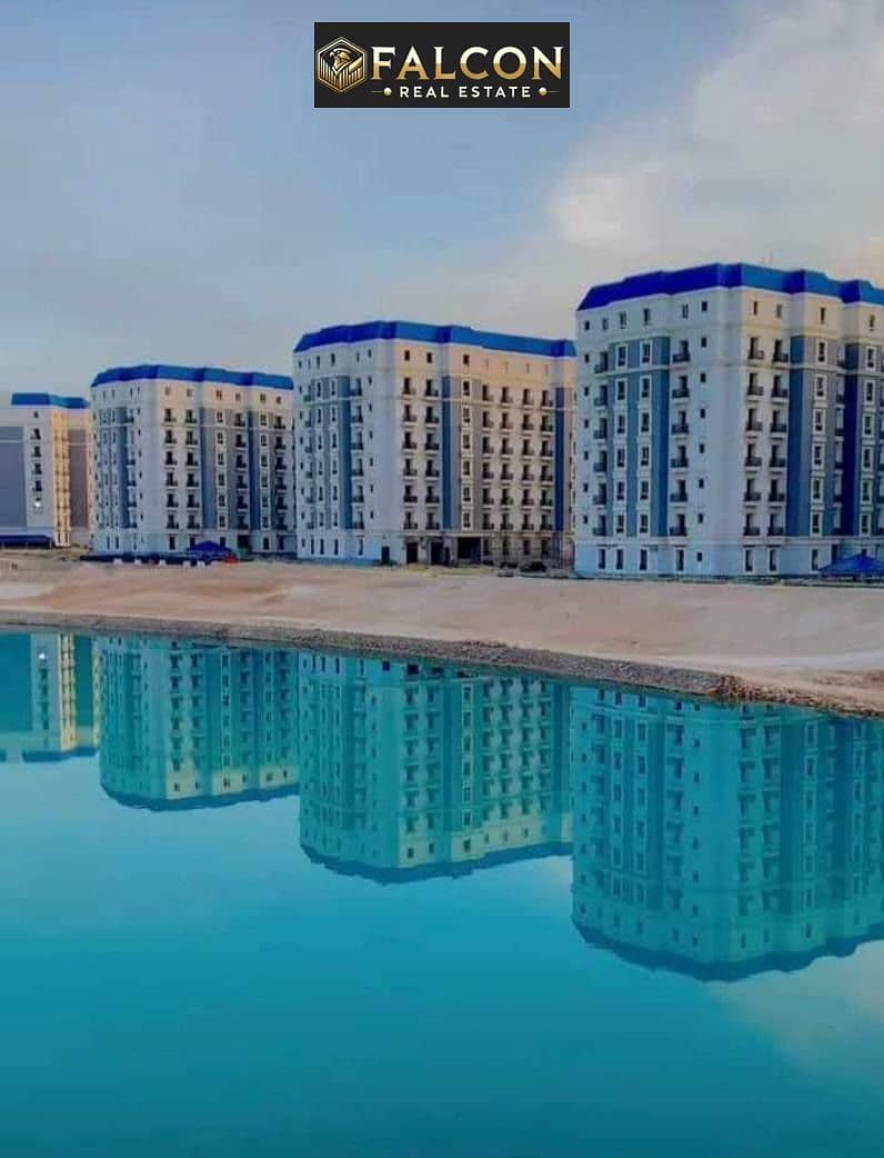 Apartment for sale with sea view, immediate occupancy + fully finished, in the Latin Quarter, North Coast, El Alamein - Ansicht 3