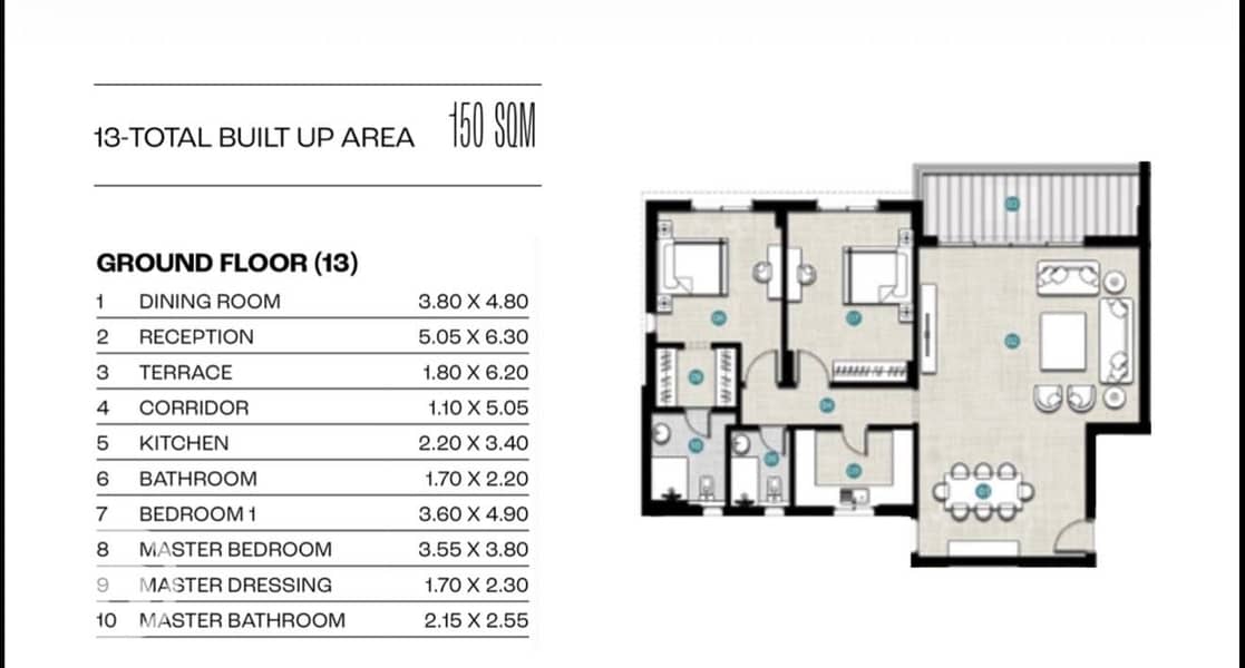 2-Bedroom Chalet for Sale in Marina 8 | Prime Marina & Sea View | Coastal Unit | Special Discount Available | Limited Availability - Vista 3