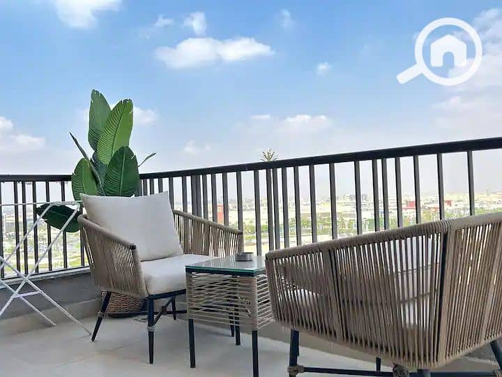 Furnished Smart Home Apartment for Rent Open Landscape View - Cairo Festival City - Widok 3
