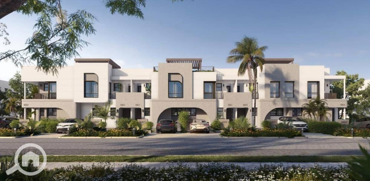 Townhouse villa for sale, early delivery, in O West 6th October Compound - Widok 2