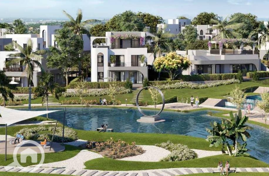 Townhouse villa for sale, early delivery, in O West 6th October Compound - Widok 4