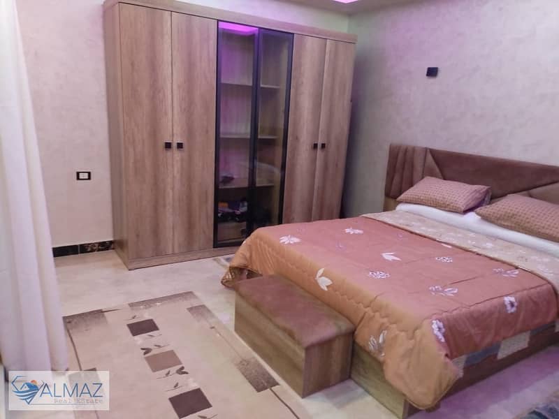 Furnished, super-lux finished apartment, 128 sq m, for rent in Galleria Moon Valley Compound in New Cairo, near major roads and landmarks. - Widok 6