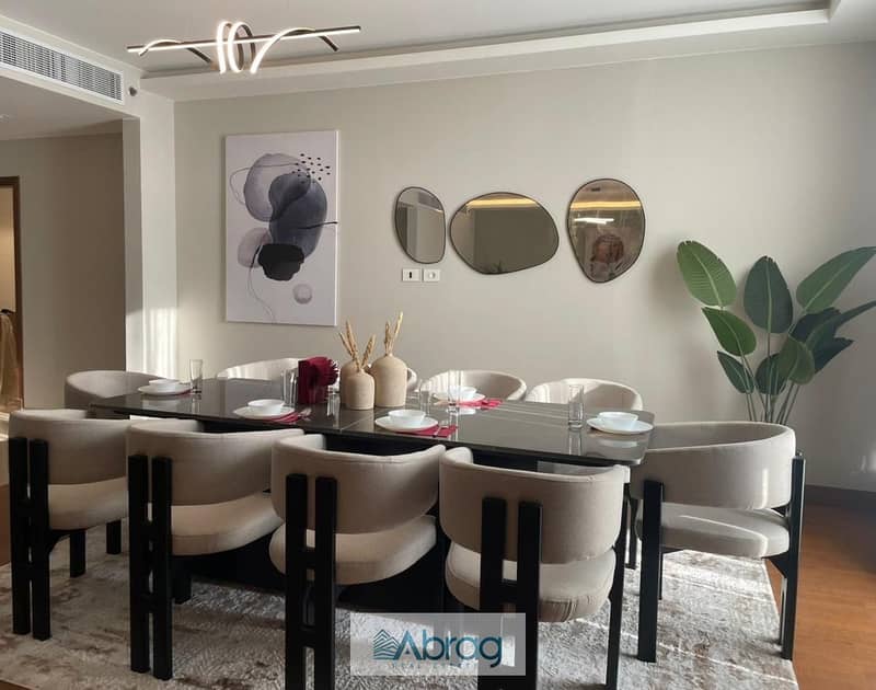 Luxury serviced apartment 393m with furniture and appliances in AEON Towers | Panoramic view floor 11 – pohled 3
