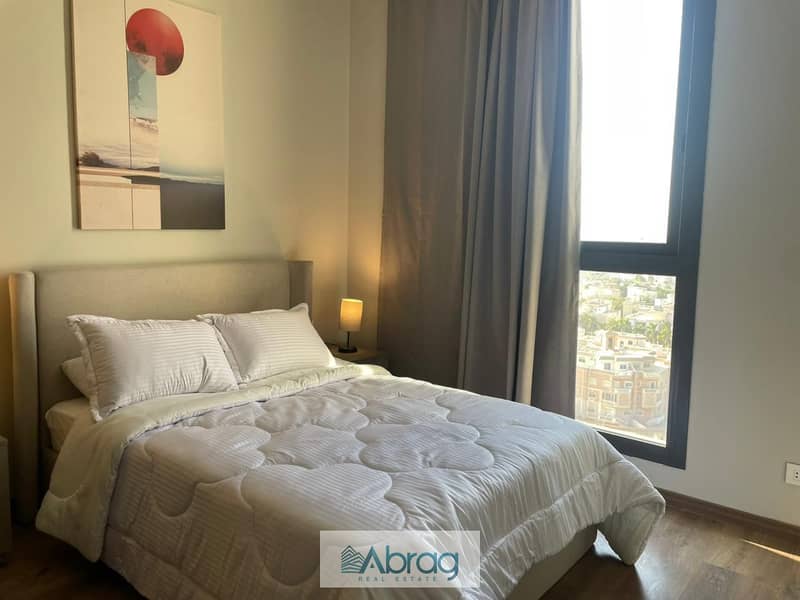 Luxury serviced apartment 393m with furniture and appliances in AEON Towers | Panoramic view floor 11 – pohled 4