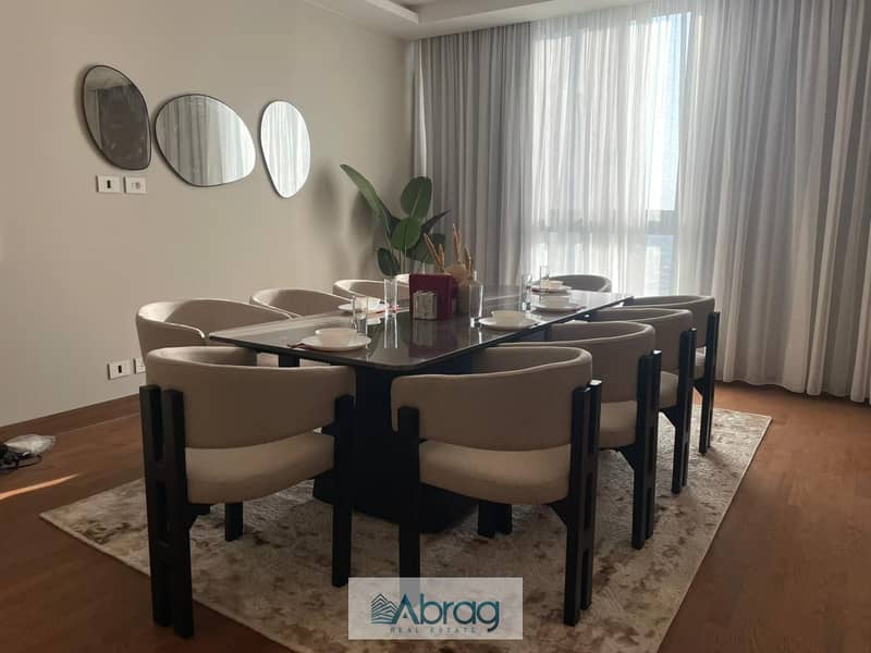 Luxury serviced apartment 393m with furniture and appliances in AEON Towers | Panoramic view floor 11 – pohled 5