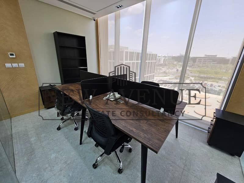 Office Furnished in Cairo Festival City Fully Finished Ready to Move For Rent CFC - Widok 3