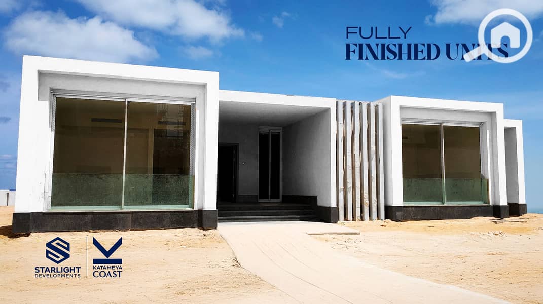 full sea view villa for sale in katameya coast north coast fully finished with kitchen 5 bedrooms 6 bathrooms land 650 sqm ready to move in now - Ansicht 3