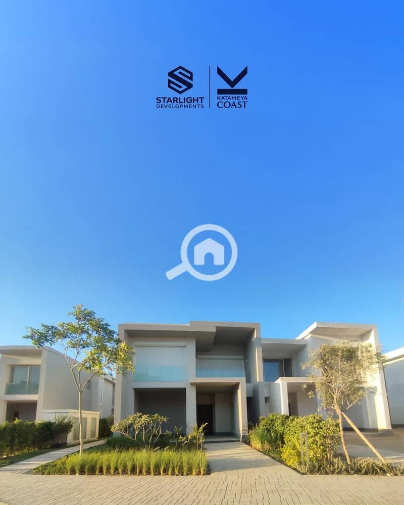 full sea view villa for sale in katameya coast north coast fully finished with kitchen 5 bedrooms 6 bathrooms land 650 sqm ready to move in now - Ansicht 5