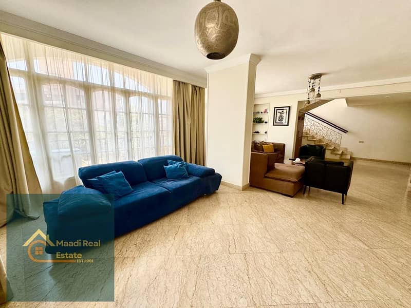 Furnished duplex apartment for rent in Sarayat El Maadi, very modern finishing - Widok 5