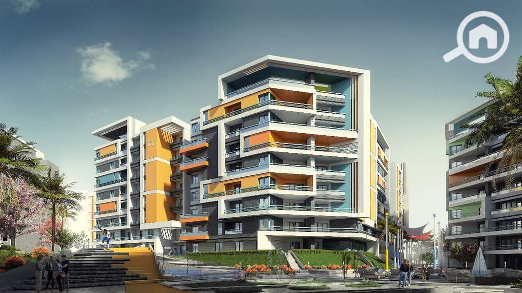 Your apartment is ready for immediate delivery in the administrative capital, R7 area, with a down payment starting from 10% and installments of up to 9 years at the best prices and various sizes in a compound close to 4 main axes. - Widok 2