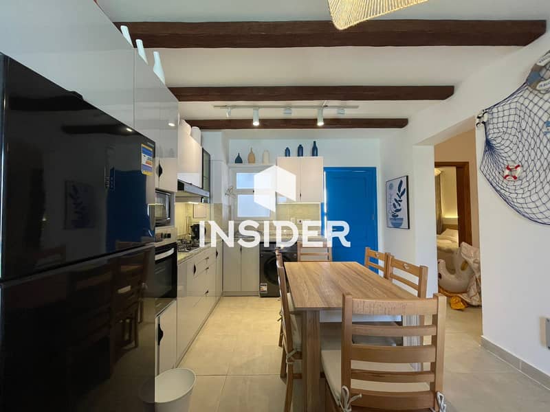 Chalet for Rent in Mountain View Ras El Hikma – New Rhodes | Ground Floor with Garden | Direct Pool View | 2BR | Fully AC – pohled 4