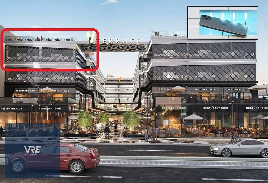 Administrative office for sale in the Fifth Settlement—facing the American University (AUC) and next to Point 90 Mall. The 306 sqm unit comes fully fi - Ansicht 4
