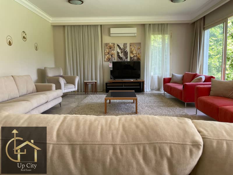 fully furnished 4 bedroom villa with private swimming pool for rent in the villa compound new cairo - Vaizdas 6
