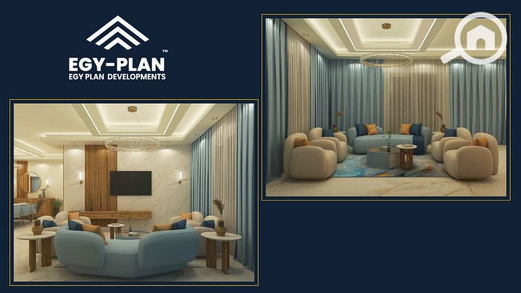 For lovers of spacious areas, own a 250 sqm apartment on the Dahshour connection in the main بيت الوطن in October, close to all services, in installments over 3 years without interest from the owning company. - Ansicht 6