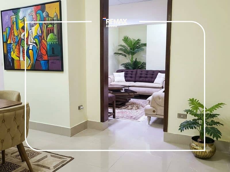 Ultra-Modern Furnished Apartment for Rent view garden – Bahri - 4th Tourist District, 6th of October – pohled 4