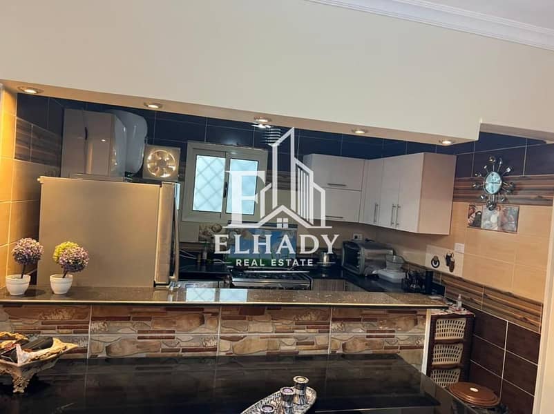 Furnished apartment of 105 sqm for rent in the Italian neighborhood – on Al Saada main street – Zahra Al Maadi - Widok 5