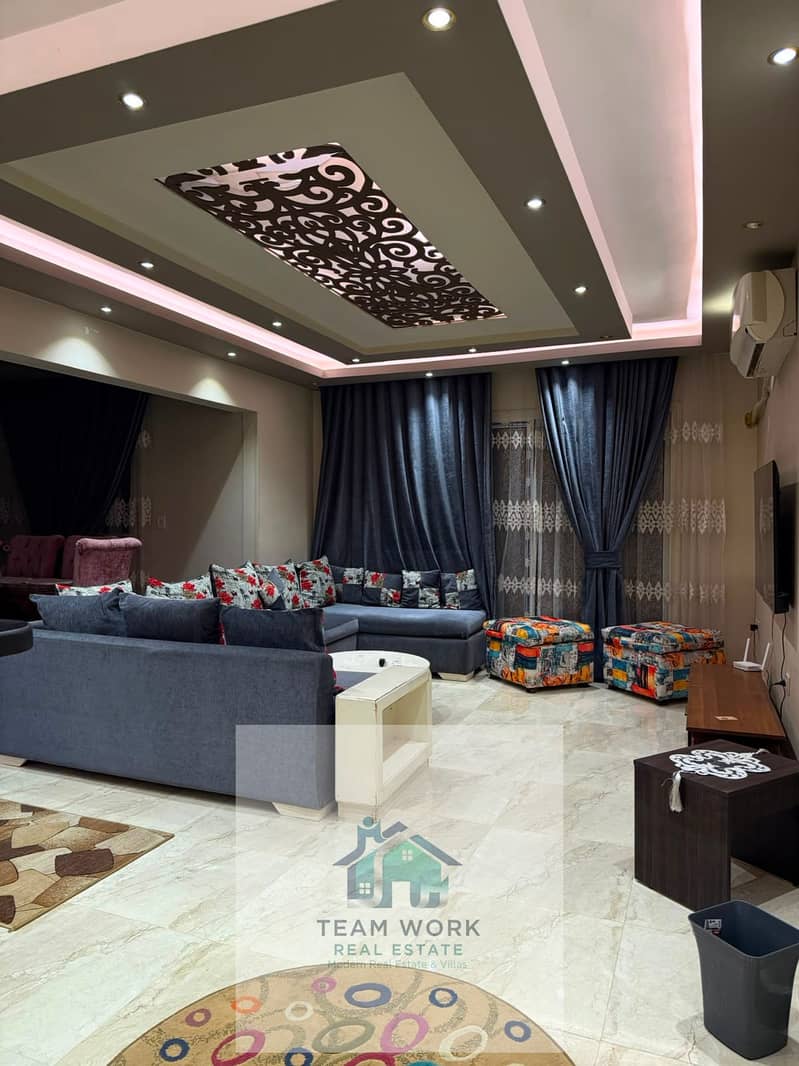Luxury furnished apartment for rent: Fully air-conditioned apartment in Jannah 1 Compound, Sheikh Zayed, 3 bedrooms - Ansicht 2