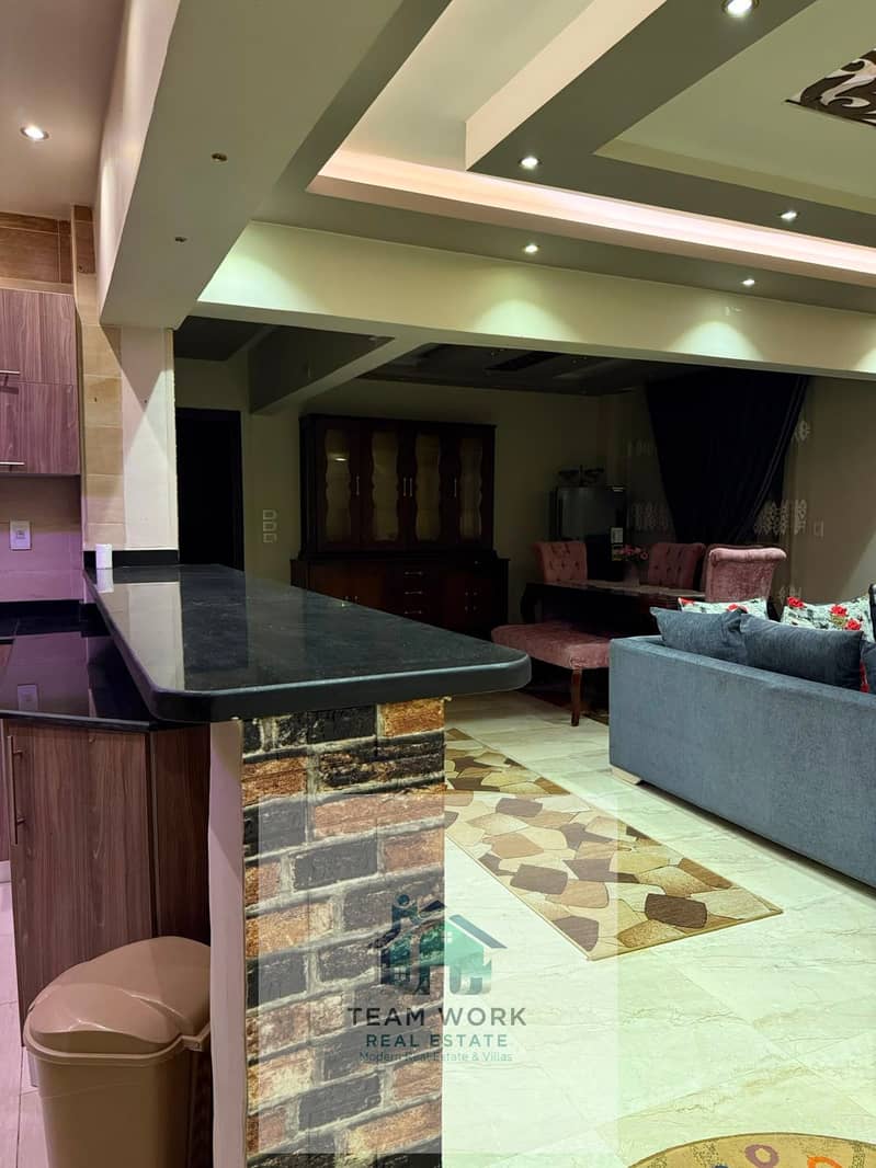 Luxury furnished apartment for rent: Fully air-conditioned apartment in Jannah 1 Compound, Sheikh Zayed, 3 bedrooms - Ansicht 6
