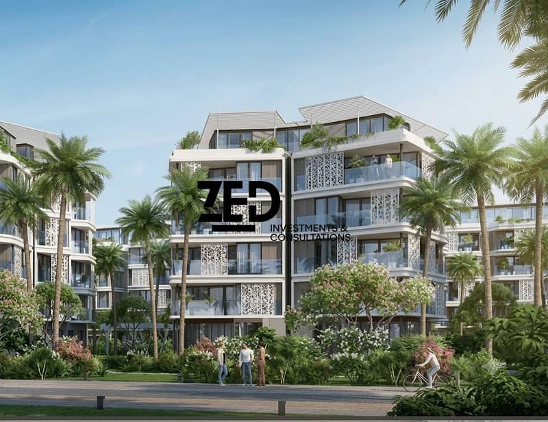 196 square meters apartment for sale in Badya Palm Hills below market price with a decent number ready for immediate delivery, old contract, special view. - Widok 4