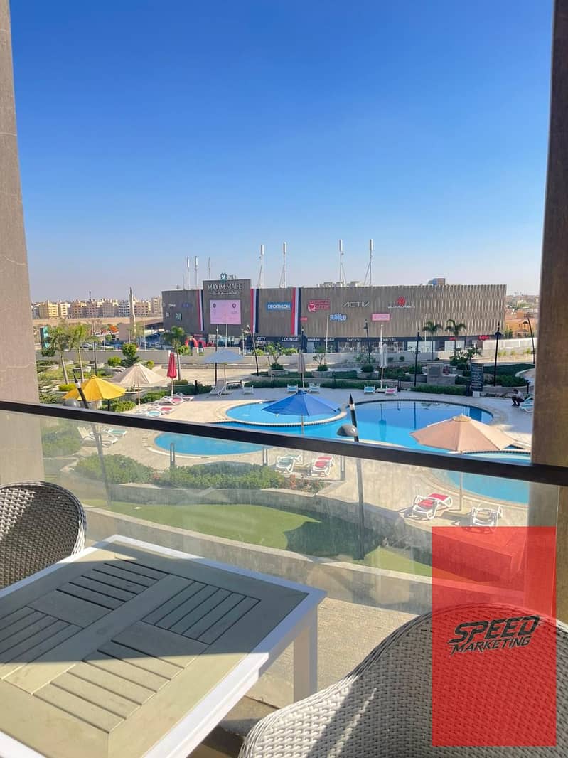Hotel-style duplex for monthly rent in a prime location in Porto New Cairo, Fifth Settlement, opposite Mivida Street and 90th Street. - Ansicht 2
