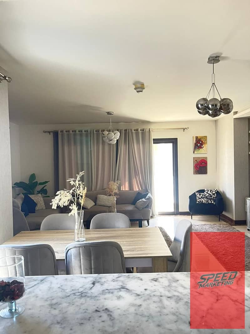 Hotel-style duplex for monthly rent in a prime location in Porto New Cairo, Fifth Settlement, opposite Mivida Street and 90th Street. - Ansicht 4