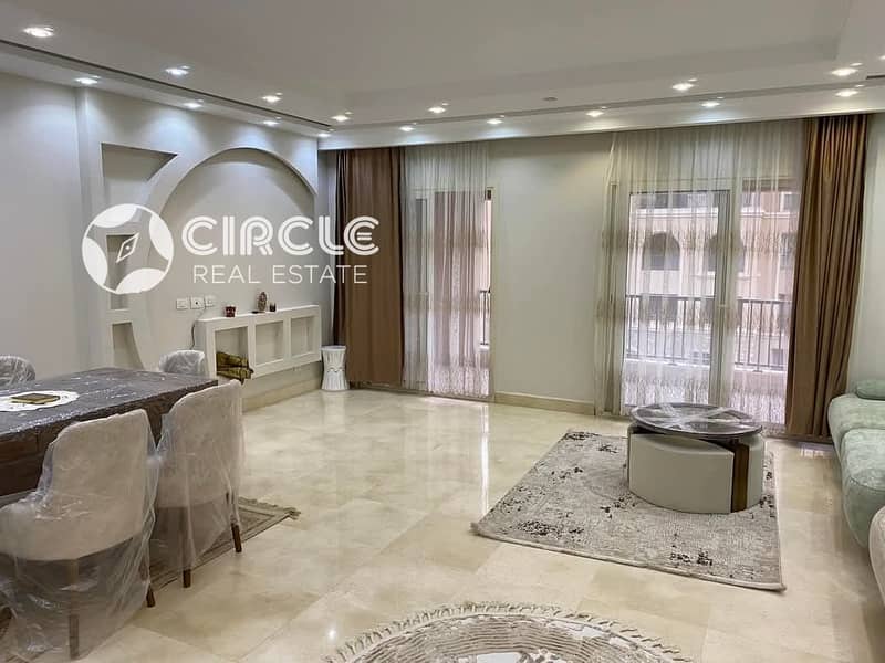 Fully Finished & Fully Furnished 168m² 2 Bedrooms Apartment for Rent on the 3rd Floor in 90 Avenue 5th Settlement New Cairo - View 5