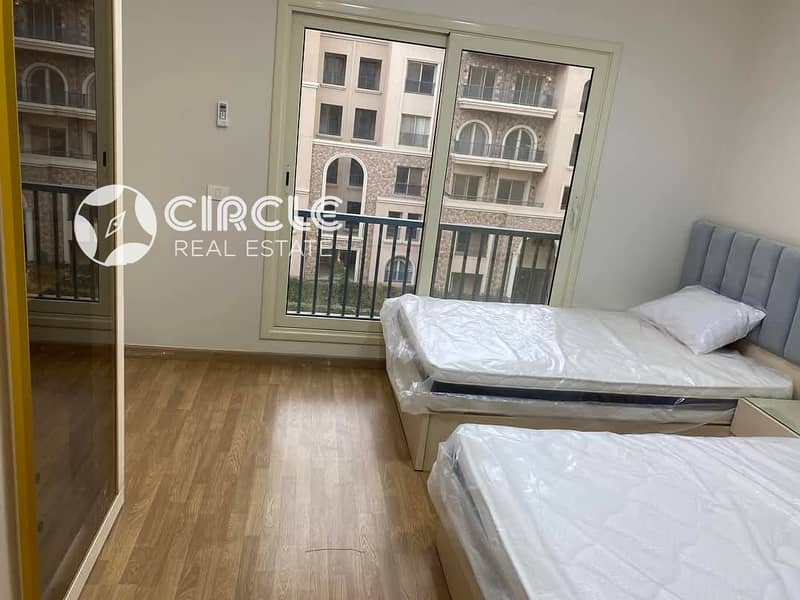 Fully Finished & Fully Furnished 168m² 2 Bedrooms Apartment for Rent on the 3rd Floor in 90 Avenue 5th Settlement New Cairo - View 6