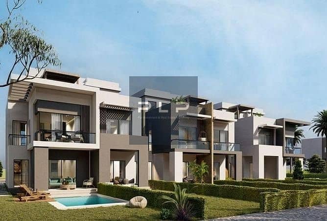Apartment for sale below market price, resale, ready to move, fully finished in Creek Town Compound, Fifth Settlement, with an open view on landscape - Widok 2