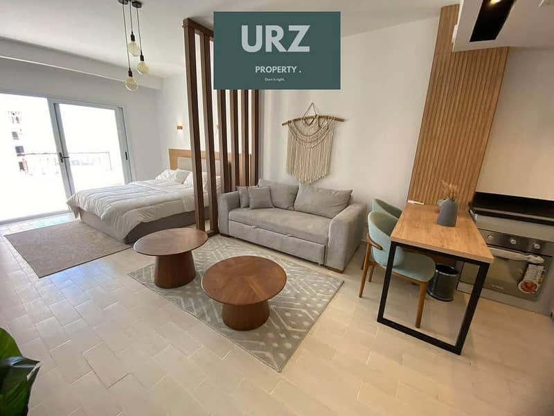 Lowest price 2bedroom lagoon view chalet fully finished with A/C for sale in Silver Sands Sidi Heneish North Coast near Beit El Bahr Almaza Bay - Widok 2
